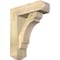 Ekena Millwork Olympic Craftsman Rough Sawn Bracket w/ Offset Brace, Douglas Fir, 6"W x 18"D x 22"H BKT0604X18X22OLY04RDF - alternate 1